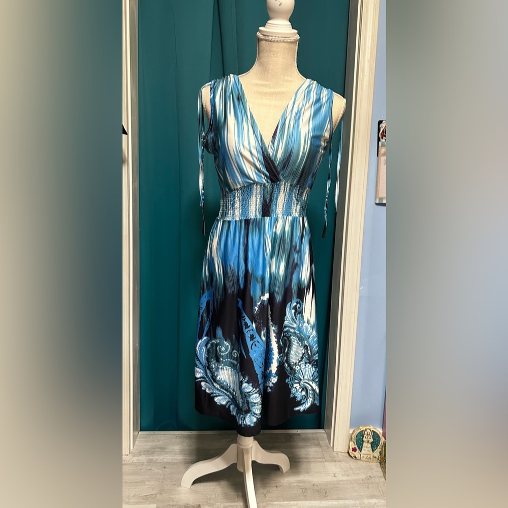 Blue summer dress